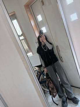 「Re:EDIT（リエディ）のアイテム」を使った、sawawaさん（レディース・157cm）の秋コーディネート