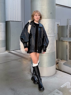 「CIAOPANIC TYPY（チャオパニックティピー）のアイテム」を使った、MIRAIさん（骨格ウェーブ・レディース・163cm）の冬コーディネート