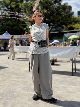 MIRAIさん(レディース・162cm)の夏コーディネート