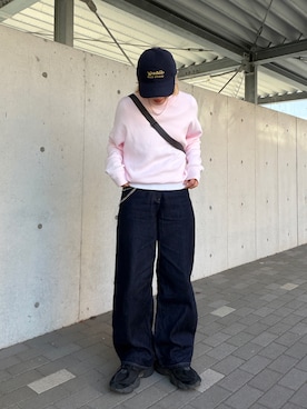 「coca（coca）（コカ）のアイテム」を使った、MIRAIさん（レディース・162cm）の春コーディネート