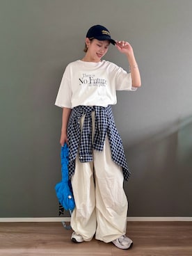 「coca（coca）（コカ）のアイテム」を使った、MIRAIさん（レディース・162cm）の春コーディネート