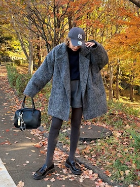 「アイテム（タイツ/ストッキング）」を使った、MIRAIさん（レディース・163cm）の秋コーディネート