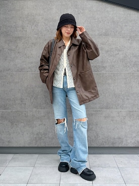 「VARZAR（バザール）のアイテム」を使った、MIRAIさん（レディース・162cm）の秋コーディネート