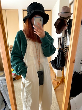 「CONVERSE TOKYO（コンバーストウキョウ）のアイテム（スウェット）」を使った、canataさん（レディース・156cm）の秋コーディネート