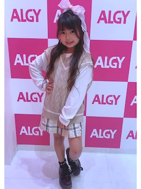 「algy秋コーデ」｜♡YUA♡さん（キッズ・120cm）の秋コーディネート