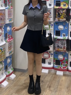 「アイテム（ブーツ）」を使った、ミさん（レディース・153cm・20代）の夏コーディネート