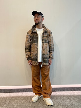 「DIESEL（ディーゼル）のアイテム（ナイロンジャケット）」を使った、留さん（メンズ・181cm）の夏コーディネート
