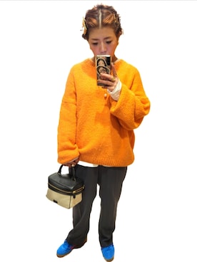 「adidasスニーカー」｜Chi。さん（レディース・160cm）の秋コーディネート