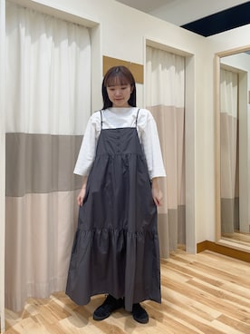 「sm2rhythm（サマンサモスモスリズム）のアイテム（トップス）」を使った、shioneさん（レディース・158cm）の夏コーディネート