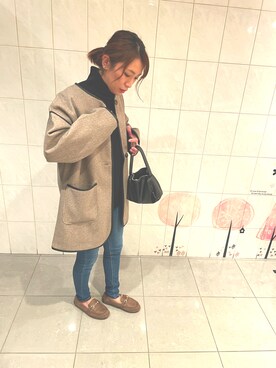 「Java（ジャバ）のアイテム」を使った、🐣さん（レディース・163cm）の冬コーディネート