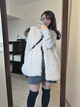「INGNI（イング）のアイテム（その他アウター）」を使った、Sheeta ❁さん（レディース・155cm）の秋コーディネート