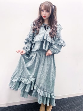 「アイテム（ワンピース/ドレス）」を使った、MiRichan_43歳さん（レディース・148cm・40代）の秋コーディネート