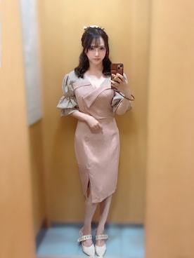 「アイテム（ワンピース/ドレス）」を使った、MiRichan_43歳さん（レディース・148cm・40代）の秋コーディネート