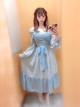 「アイテム（ワンピース/ドレス）」を使った、MiRichan_43歳さん（レディース・148cm・40代）の夏コーディネート