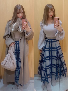 「ダイソートート」｜MiRichan_44歳さん（レディース・148cm）の秋コーディネート