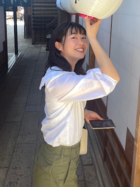 「GIVENCHY（ジバンシイ）のアイテム（ハンドバッグ）」を使った、CHAN'sさん（レディース・158cm）の春コーディネート