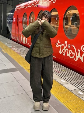 E R Uさん（レディース・157cm）の春コーディネート