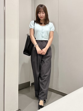 E R Uさん(レディース・157cm)の春コーディネート