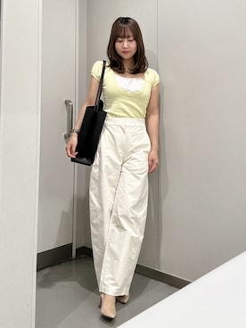 「ESPERANZA（エスペランサ）のアイテム」を使った、E R Uさん（レディース・157cm）の夏コーディネート