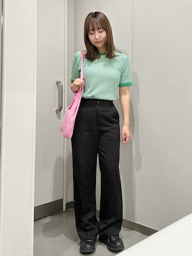 「BEAMS（ビームス）のアイテム」を使った、E R Uさん（レディース・157cm）の夏コーディネート