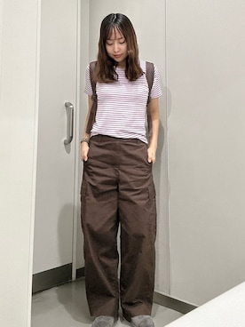 「BEAMS（ビームス）のアイテム」を使った、E R Uさん（レディース・157cm）の秋コーディネート