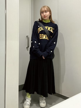 E R Uさん（レディース・157cm）の春コーディネート