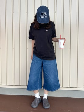 「無印良品」｜E R Uさん（レディース・157cm）の秋コーディネート