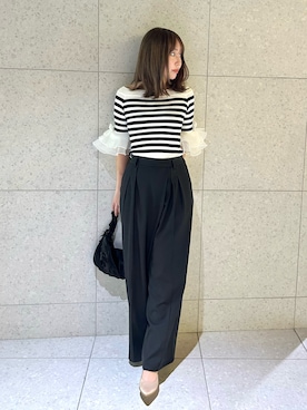 「ESPERANZA（エスペランサ）のアイテム」を使った、E R Uさん（レディース・157cm）の春コーディネート