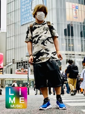 LiME(松尾 頼武)作曲家さん(メンズ・164cm)の秋コーディネート