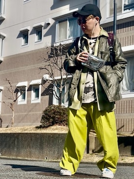 「.ENDRECHERI.（エンドリケリー）のアイテム」を使った、LiME@DTM好きさん（メンズ・164cm）の春コーディネート