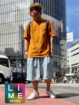 LiME(松尾 頼武)作曲家さん(メンズ・164cm)の夏コーディネート