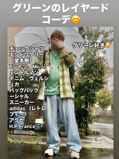 アディダス　デニムジャケット　堂本剛 着用 ✨堂本剛 着用✨アディダス デニムジャケット KinKi Kids - メルカリ
