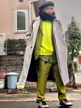 「.ENDRECHERI.（エンドリケリー）のアイテム」を使った、LiME@DTM好きさん（メンズ・164cm）の春コーディネート