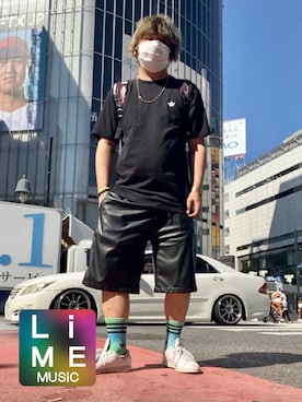 「夏のTシャツフェス」｜LiME(松尾 頼武)作曲家さん（メンズ・164cm）の夏コーディネート