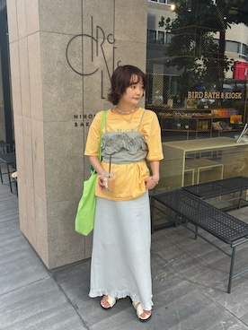 yuminaさん（レディース・158cm）の夏コーディネート