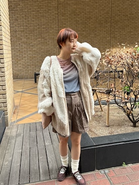 「シアートップス」｜yuminaさん（レディース・158cm・20代）の秋コーディネート