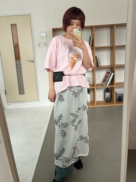 「PILIT（ピリット）のアイテム（ワンピース/ドレス）」を使った、yuminaさん（レディース・158cm）の春コーディネート