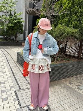 yuminaさん（レディース・158cm）の春コーディネート