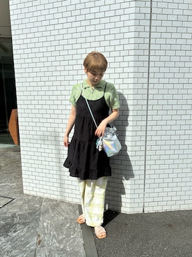 「パンツスタイル」｜yuminaさん（レディース・158cm・20代）の夏コーディネート