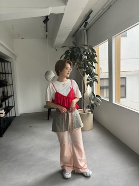 「アイテム（キャミソール）」を使った、yuminaさん（レディース・158cm・30代）の夏コーディネート
