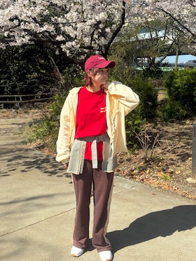 「idem（イデム）のアイテム」を使った、yuminaさん（レディース・158cm）の春コーディネート