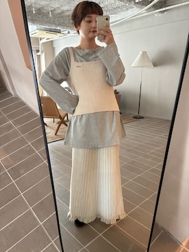 「アイテム（キャミソール）」を使った、yuminaさん（レディース・158cm・30代）の秋コーディネート