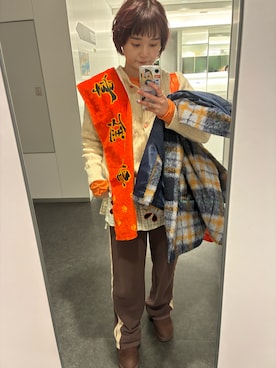 「HELLO.SANFRANCISCO（ハローサンフランシスコ）のアイテム」を使った、yuminaさん（レディース・158cm）の冬コーディネート