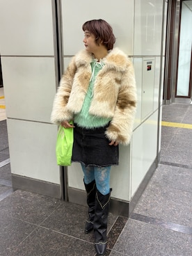 yuminaさん（レディース・158cm）の冬コーディネート