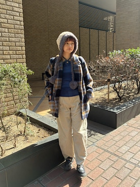 「loin nuit（ロワンニュイ）のアイテム」を使った、yuminaさん（レディース・158cm）の冬コーディネート