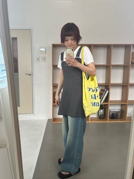 「PILIT（ピリット）のアイテム（ワンピース/ドレス）」を使った、yuminaさん（レディース・158cm）の春コーディネート