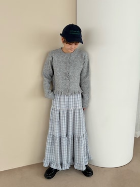 「アイテム（スカート）」を使った、yuminaさん（レディース・158cm・30代）の秋コーディネート