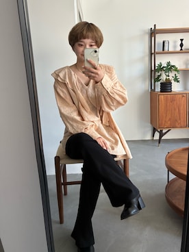 「PILIT（ピリット）のアイテム」を使った、yuminaさん（レディース・158cm）の春コーディネート