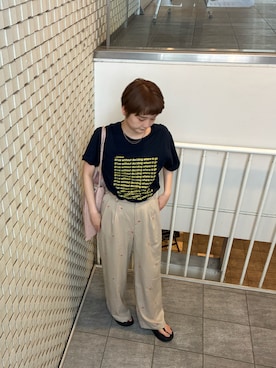 「アイテム（トートバッグ）」を使った、yuminaさん（レディース・158cm・20代）の夏コーディネート