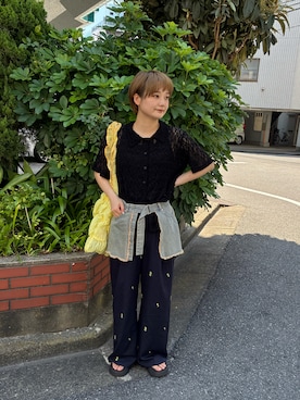 「アイテム（スカート）」を使った、yuminaさん（レディース・158cm・30代）の夏コーディネート